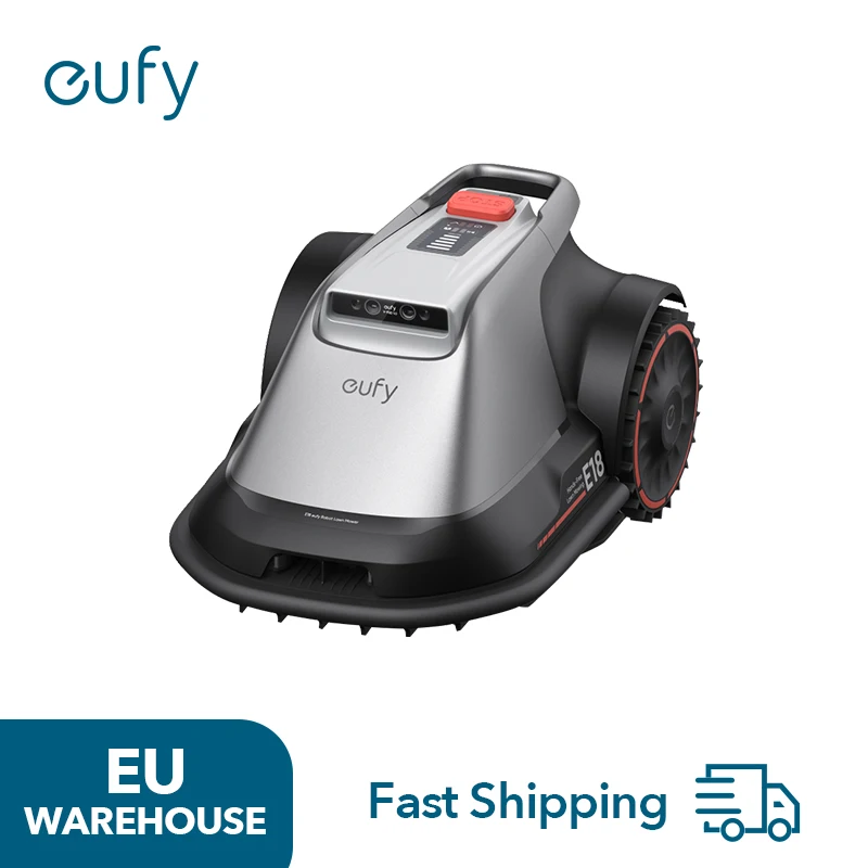 (EU stock)eufy Mähroboter E18, Kein Kabel, Kein RTK, Keine Signalausfälle, Auto-Mapping, Hinderniserkennung, Smart-Navigation Image