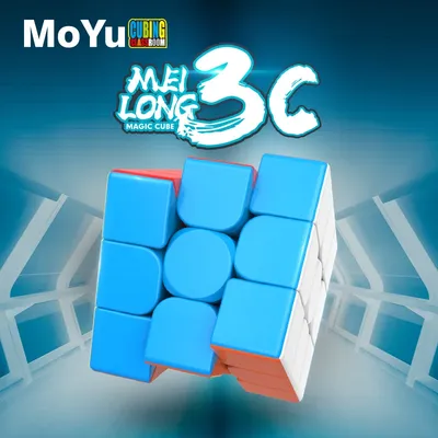Moyu meilong3c profession elle magische Würfel 3x3x3 Klassen zimmer aufkleber los 3 Schichten Image