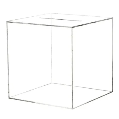Transparentes Sparschwein aus Acryl, nicht zu öffnendes Sparschwein für Erwachsene und Kinder, Image