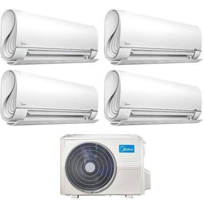 Midea - Quadri Split Inverter Klimagerät BreezeleSS+ Serie 12+12+12 mit M4O-36FN8-Q R-32 Wi-Fi Image