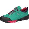 Trekkingschuh WALDLÄUFER "H-Amiata", Damen, Gr. 7,5 (41), grasgrün, lila, Gummi, Nubukleder, Textil, sportlich, Schuhe, Freizeitschuh, Halbschuh, Schnürschuh mit TEX-Membran, H-Weite