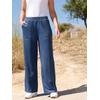Trainingshose CATAMARAN, Damen, Gr. 18/19, Kurzgrößen, blau (jeansblau), 100% Polyester, unifarben, lang, Hosen