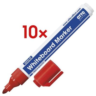 OTTO Office 10x Whiteboard-Marker rot Image