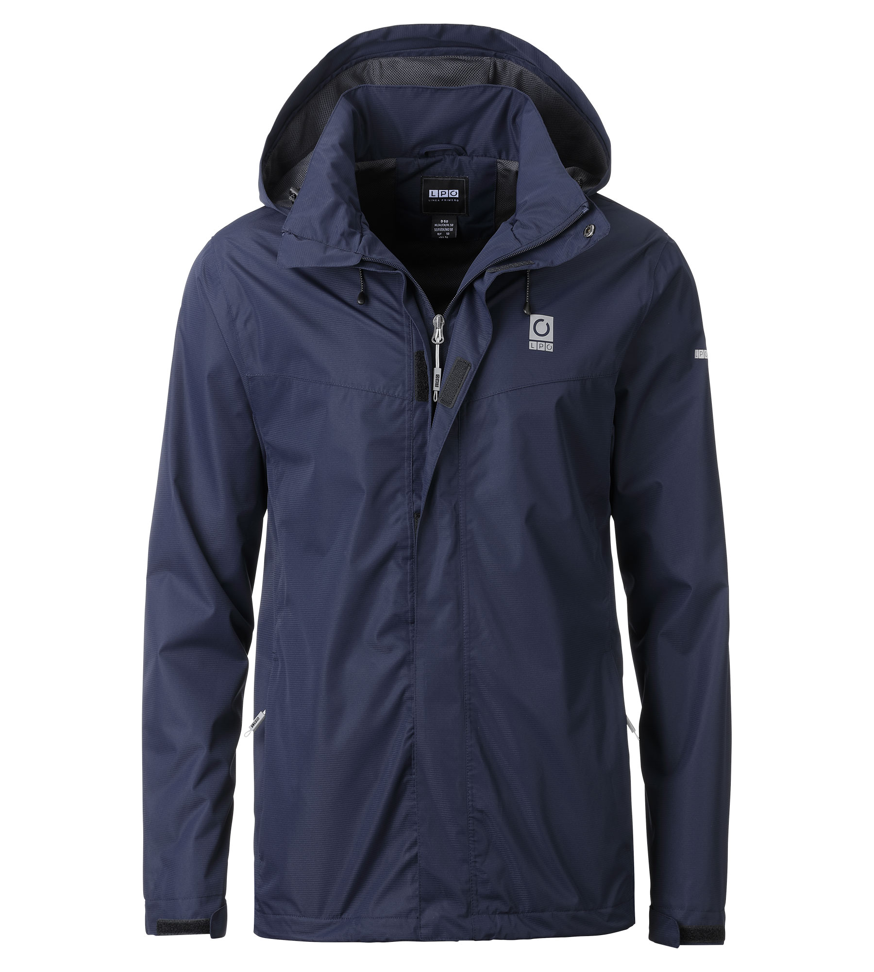 Outdoorjacke LPO "Outdoorjacke", Herren, Gr. M, blau, 100% Polyester, Jacken Outdoorjacke, auch in Großen Größen erhältlich