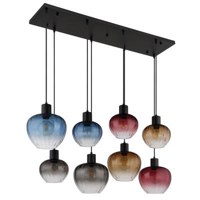 NOWA LED-Hängeleuchte "TOY", schwarz, 8 flammig, H: 120,00cm,, Lampen Image