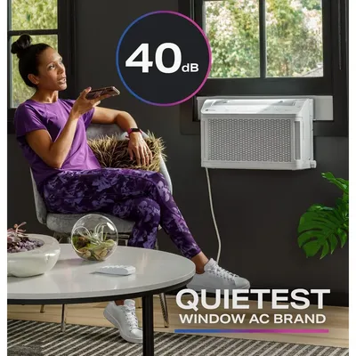 GE ClearView Inverter Window AirConditioner Unit, 12,200 BTU,115 Volt,U-Shaped Adjustable Depth