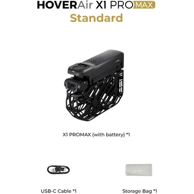 X1 PROMAX 8K Action Flying Camera, 10+ Fully Automatic Flight Modes, Fly Anywhere with OmniTerrain,