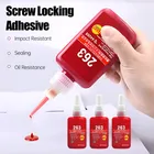 10/50ml Frenafiletti Resistente alle alte temperature Colla per vite di bloccaggio Colla anaerobica Sigillante di fissaggio anti-allentamento