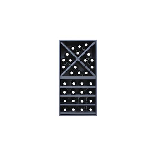 Schrank mit Schiebetabletts und Kreuz Serie Merlot 624016