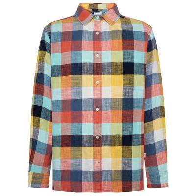 KnowledgeCotton Apparel - Loose Fit Checkered Slub Shirt - Hemd Gr M bunt Image