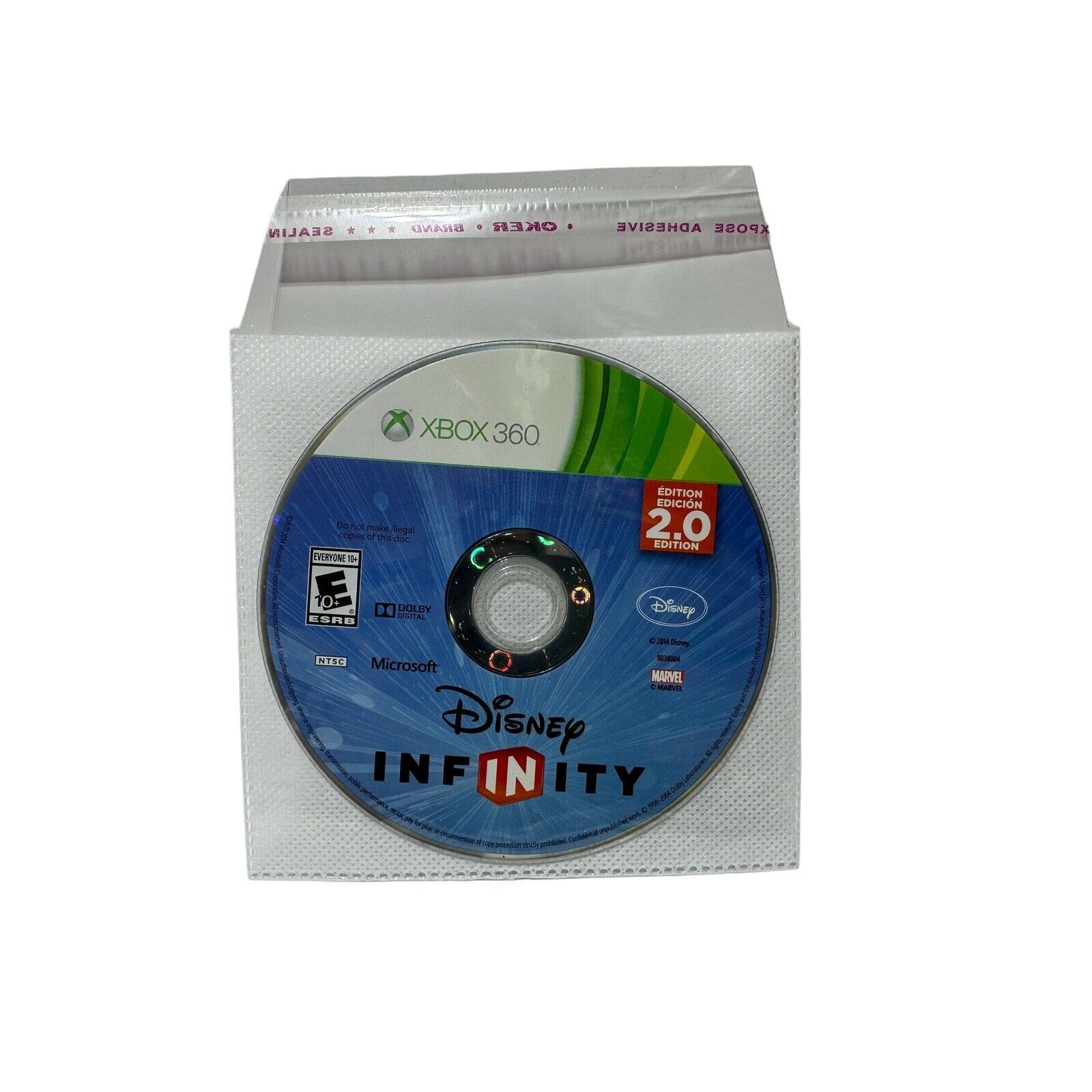 Disney Video Games & Consoles | Disney Infinity 2.0 Xbox 360 Video Game Microsoft Marvel 2014 Tested Disc Only | Color: Blue/Green | Size: Os