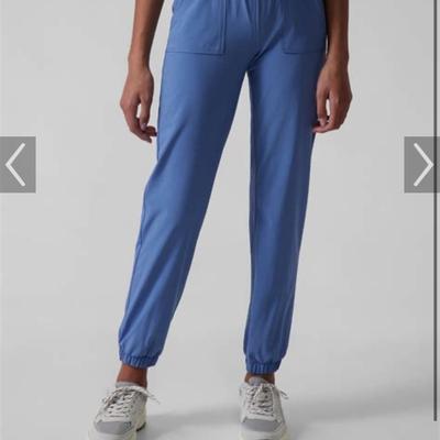 Athleta Bottoms | Athleta Girl Lined High Jump Jogger In Blue Xxl 16 In Blue | Color: Blue | Size: 16g