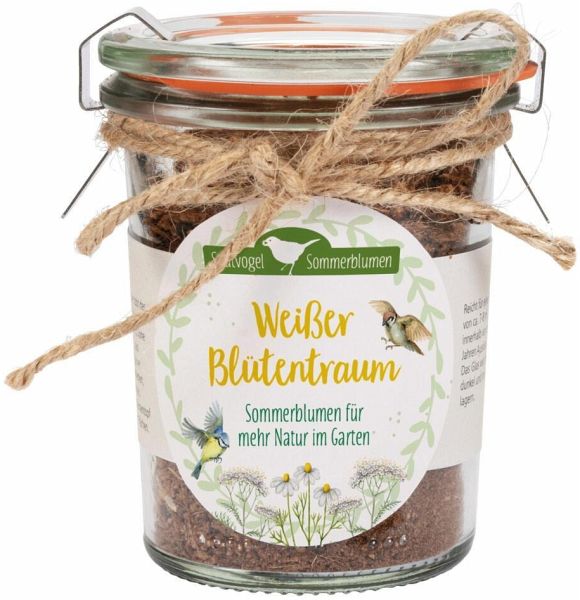 Weißer Blütentraum - Sommerblumen für mehr Natur im Garten