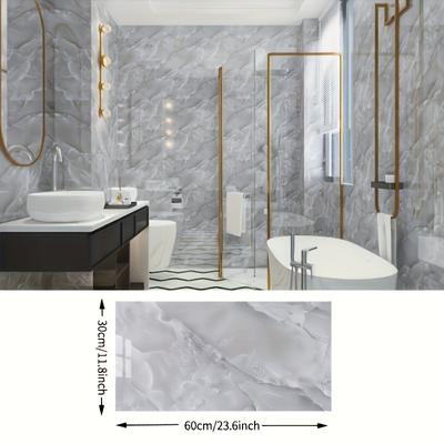 TEMU 326 Aluminum Plastic Wall Panel, Living Room Accents | Wood Grain Effect | Vinyl Wall Panels, Textured Wall Panels Image