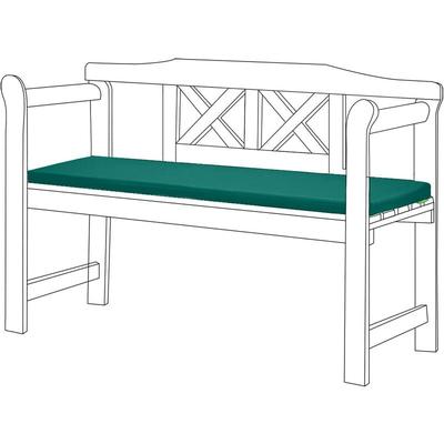 Sitzkissen für 2-Sitzer-Außenbank, 117x39x5 cm wasserabweisende Sitzbankauflage, langlebige und Image
