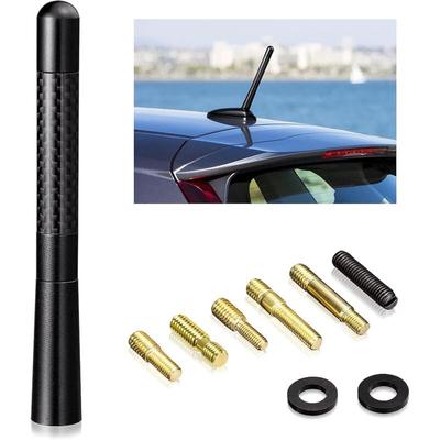 Csparkv - Kurze Autoantenne Universal Autoradio Fahrzeug 12 cm Mini 6 Schrauben im Lieferumfang Image