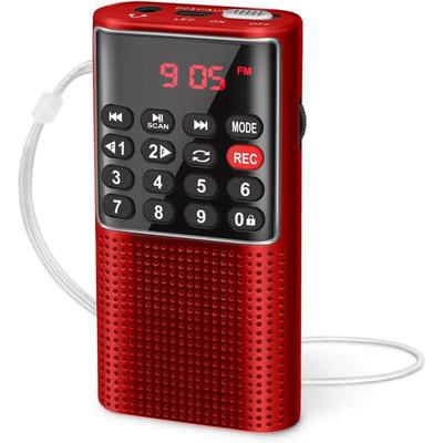 J-328 Tragbares Radio, wiederaufladbares kleines tragbares Radio mit Aufnahmefunktion, tragbares Image