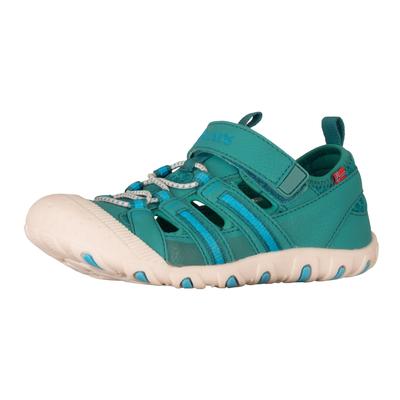 Outdoorsandale TROLLKIDS "Kids Sandefjord Sandal XT", Gr. 29, sea grün, pool blau, Textil, Synthetik, sportlich, Schuhe Image