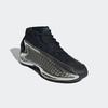 Basketballschuh ADIDAS PERFORMANCE "ANTHONY EDWARDS 1 LOW", Gr. 42,5, schwarz (core schwarz, silber metallic, core schwarz), Textil, Synthetik, sportlich, Schuhe