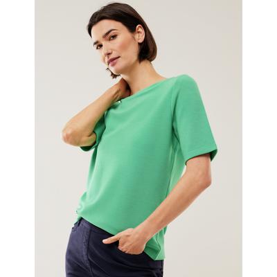 Walbusch Damen Ottoman T-Shirt Gruen Image