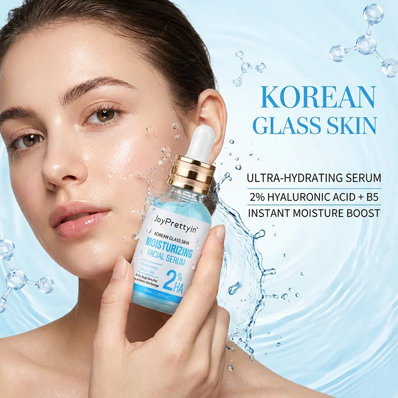 B5 Feuchtigkeitsspendendes Gesichtsserum, Hyaluronsäure, verbessert dunkle Haut, verblasst feine Linien, tiefe Feuchtigkeit, straffende Gesichtsessenz, Hautpflege Image