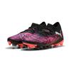 Fußballschuh PUMA "FUTURE 8 MATCH FG/AG WN'S", Gr. 40,5, puma schwarz, puma weiß, glowing rot, Synthetik, sportlich, Schuhe, für Rasenplätze