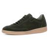 Sneaker PIUS GABOR, Herren, Gr. 10 (44,5), grün (dunkelgrün), Veloursleder, unifarben, sportlich, Schuhe, Freizeitschuh, Schnürschuh, Halbschuh mit Perforation, G-Weite