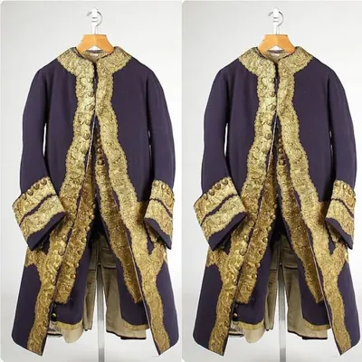 1800er Rokoko-Barock-Kostüm Gentleman 3-teilig Herren-Uniformjacke Weste Hose Komplettset Image
