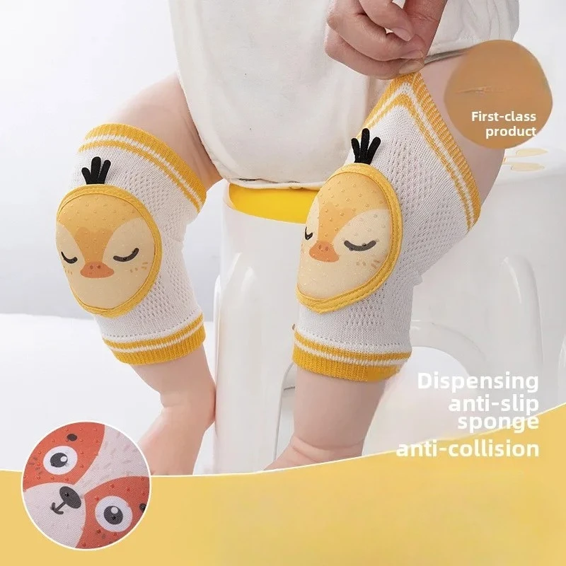 Rutschfeste Baby-Knieschützer, dünnes Design zum Krabbeln von Babys, Anti-Fall-Lernen, Laufen, Schutzausrüstung, Kinder-Knieschützer Image