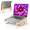 Holz Laptop Ständer Für MacBook Pro Abnehmbare Basis Stehen Computer Steht Für 12-17 Zoll Computer Tisch Laptop tablet Halter