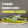 SEBAGO HANDGEMACHTE HERREN HOMME DOCKSIDES PORTLAND SCHUHE – PREMIUM ECHTES LEDER BOOTSCHUHE LOAFERS FLATTE AB023
