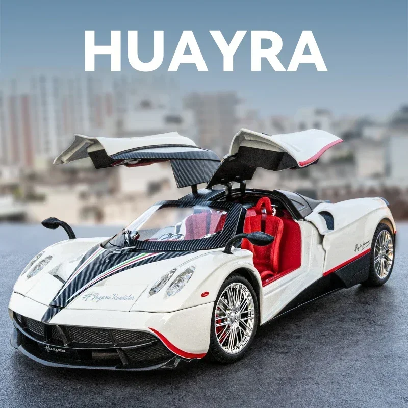 1:18 Pagani Huayra Dinastia Racing Sportwagen Legierung Metalldruckguss Modell Spielzeugfahrzeug Spielzeugauto Sound & Light Collection Junge Spielzeug Geschenk Image