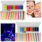 10-Farben UV leuchtende Gesichts- und Körperbemalungs-Make-up-Palette, wasserdichte Gesichtsbemalung, Kostüm, Cosplay, Festivals, Schönheit, Make-up, Kosmetik