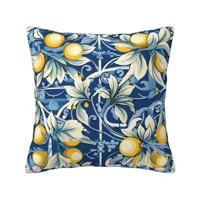 Italienische Majolika Fliesen 24 Kissen bezug Polyester Kissen bezug Kissen Komfort Kissen Sofa Image