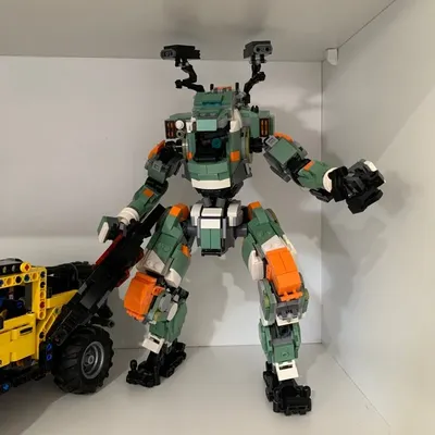 Moc titan falsed 2 Mecha Roboter Ionen klasse Vipern Bausteine MOC-68249 BT-7274 Avantgarde-Klasse Image