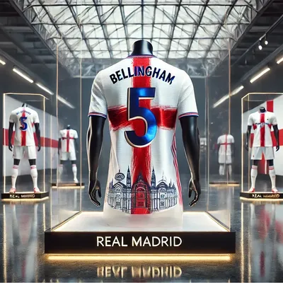 24-25 Mens 3d Football Shirt Number 5 Youth Kids Bellingham Sportwear Oversized Training Soccer