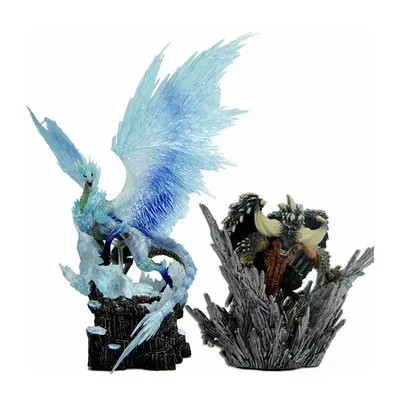 Monster Hunter World Ice Ancient Dragon Flying Tooth Bird Beast Dragon Action Figure Extinction