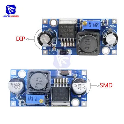 diymore LM2596 DIP/SMD DC-DC Buck Converter Step Down Power Supply Module Output DC 4 -35V to DC