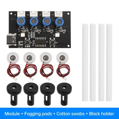 DC5V 4 Spray 2nd Generation Colorful Atmosphere Lighting Humidifier Module Atomization Control Board