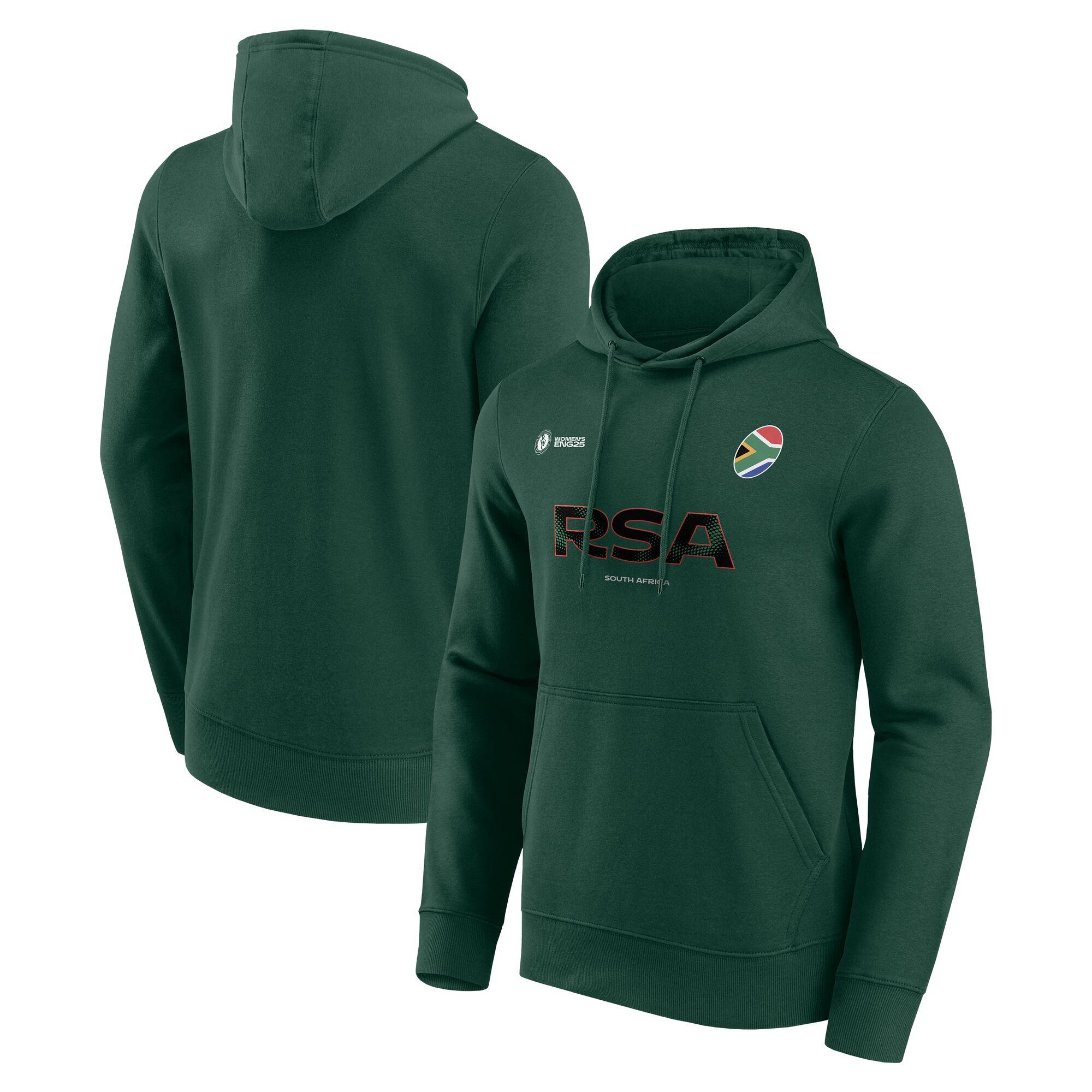 Rugby-WM 2025-Fanhoodie für Damen – Südafrika Image