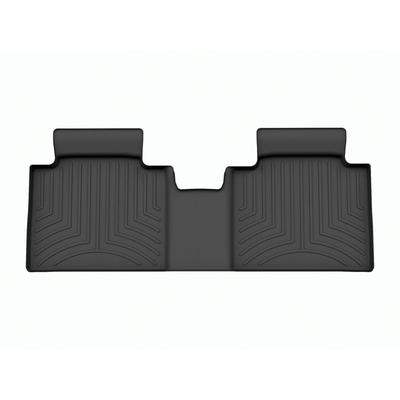 Weathertech Floor Mats Made of Rubberized Thermoplastic Elastomer Black Molded Liner FloorLiner Series, Rear, 4418232