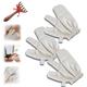 Garshana Gloves Raw Silk Massage Gloves Ayurvedic Massage, Pure Raw Silk Garshana Gloves for The Lymphatic System, Lymphatic Massage Dry Brushing Gloves for SPA (3 Pieces)