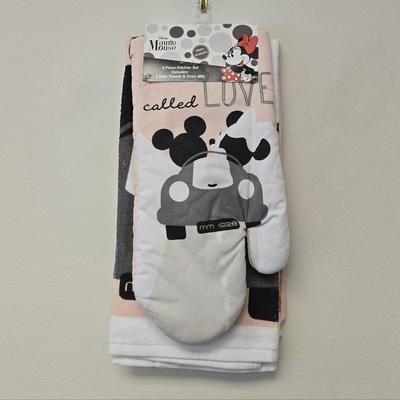 Disney Kitchen | Disney Mickey Mouse And Minnie Mouse A Little Thing Called Love Kitchen Set | Color: Gray/Pink | Size: Os