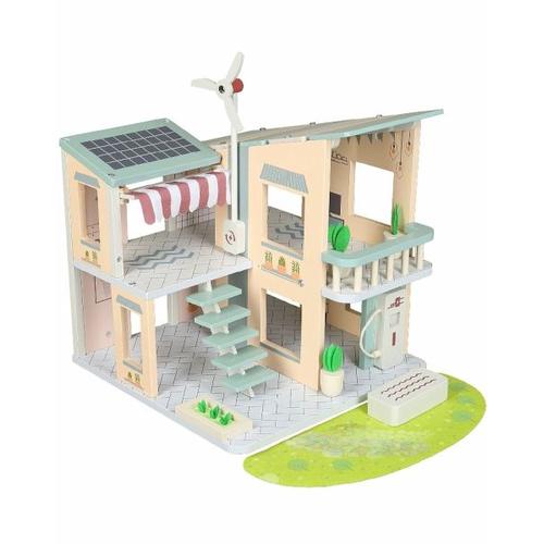Puppenhaus AMBIENTE in grün - Tausendkind