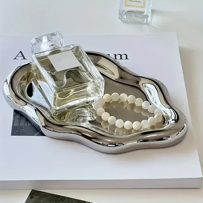 TEMU 1pc Jewelry Dish For , Unique Cloud Jewelry Storage - Christmas Gifts Image