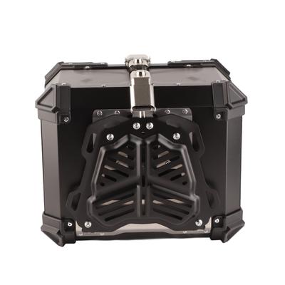TEMU Top Box Tail Box Motorbike Universal Black 45l Motorcycle Adventure Aluminum Tail Box Luggage Fit For, Keenso Image