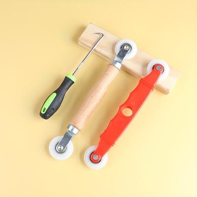 TEMU Seal Strip Glass Window Seal Tape Installer, Aluminum Alloy, Plastic, For Door Window, Window Gasket Adjustment Tool, Window Replacement Tool Image