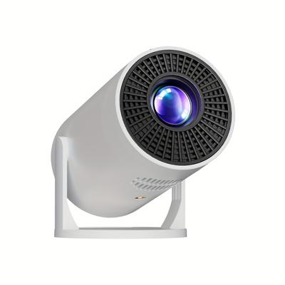 TEMU Portable Mini Projector - Eu Plug, Led Home Theater Projector, Support 1080p, Compatible With Multiple Devices, 180° Projection Angle Adjustable Image
