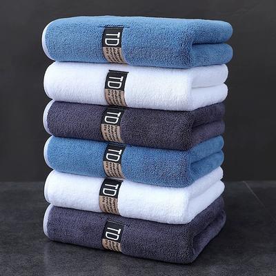 TEMU 5--style Luxury! 3/2/1 Set Microfiber Towels, Large 76.2x35.56cm, Quick-dry Low Pile, Easy To Hang - Bohemian Geometric Pattern, Ultra Absorbent, |modern Decor|fast Drying Towels, Home Decor Image