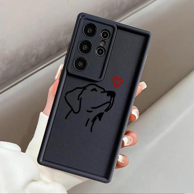 TEMU Adorable Dog Phone Case S24 S23 S20 S21 S20 Fe S24 S25 Plus S24 S23 S25 Ultra S23+ S22 S21 Ultra 5g S22+ S21+ 5g S25 Image